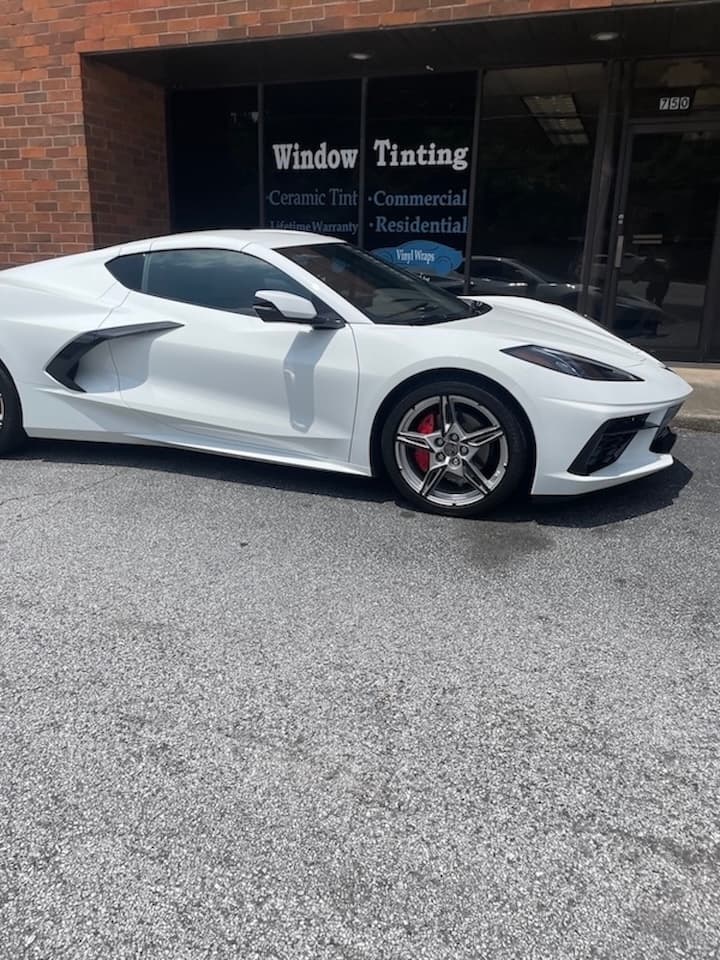 Ceramic tint installation