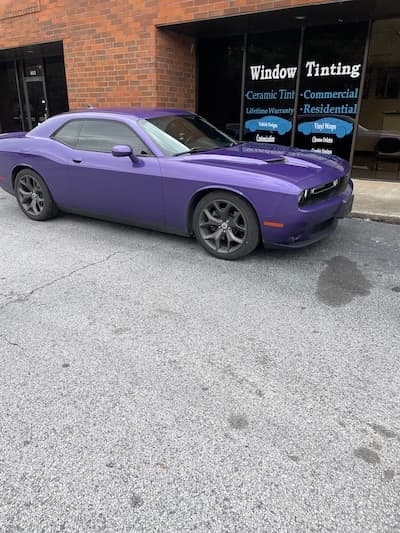 Ceramic window tint detail