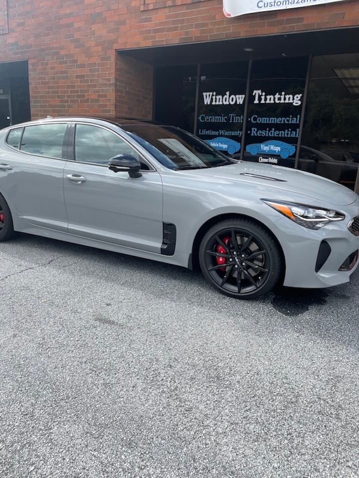 Professional tint detail