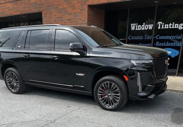 Sedan window tinting