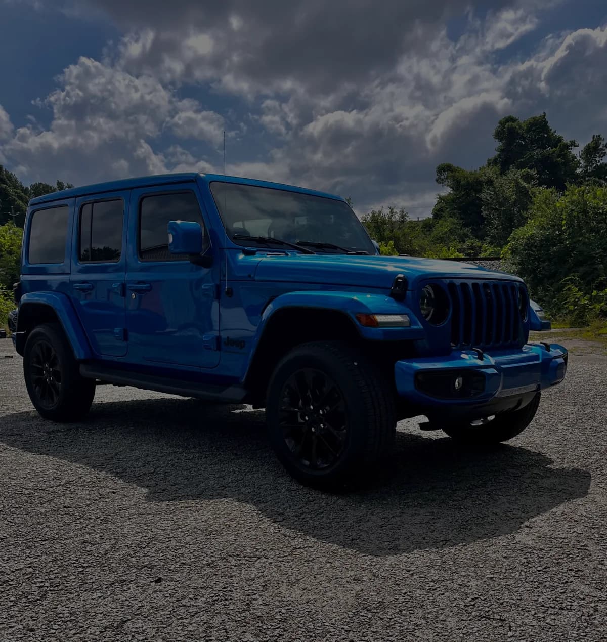 20% VLT ceramic window tint on vehicle